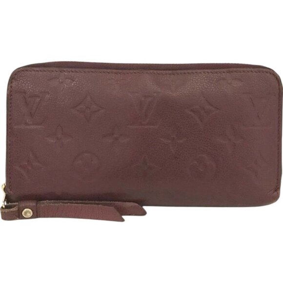 981242BN (L3) Louis Vuitton Wallet Long Purple Monogram Empreinte - Picture 1 of 9